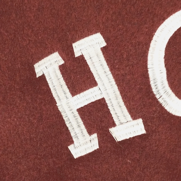 Vintage Hopkins Wool Varsity Jacket Athletic Sports Style USA Made 90s DeLong 46 - Picture 9 of 9